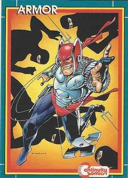 1993 Continuity Comics Promos #2 Armor Front