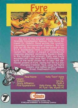 1993 Continuity Comics Promos #7 Fyre Back