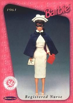 1996 Tempo 36 Years of Barbie #7 1961: Registered Nurse Front