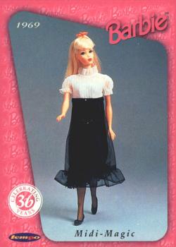 1996 Tempo 36 Years of Barbie #23 1969: Midi-Magic Front