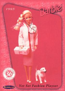 1996 Tempo 36 Years of Barbie #52 1985: Vet Set Fashion Playset Front