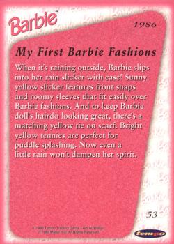 1996 Tempo 36 Years of Barbie #53 1986: My First Barbie Fashions Back