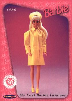 1996 Tempo 36 Years of Barbie #53 1986: My First Barbie Fashions Front