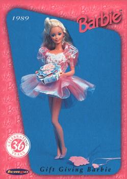 1996 Tempo 36 Years of Barbie #60 1989: Gift Giving Barbie Front