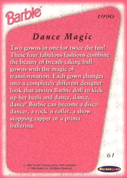 1996 Tempo 36 Years of Barbie #61 1990: Dance Magic Back