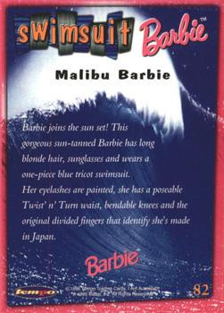 1996 Tempo 36 Years of Barbie #82 Malibu Barbie - 1971 Back