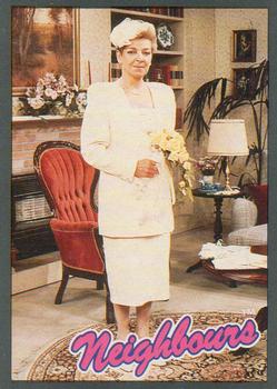 1988 Topps Neighbours Series 2 #8 Eileen Clarke (Myra de Groot) was elegantly dresse Front