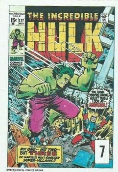 1978 Drake's Cakes The Incredible Hulk #7 Incredible Hulk #127 Front