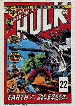 1978 Drake's Cakes The Incredible Hulk #22 Incredible Hulk #146 Front