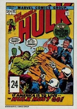 1978 Drake's Cakes The Incredible Hulk #24 Incredible Hulk #147 Front