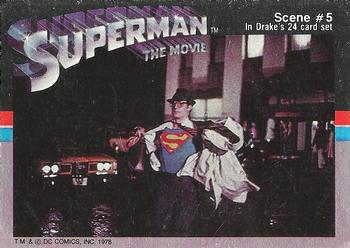 Drakes Cakes 1978 Superman The Movie Scene Card #11 