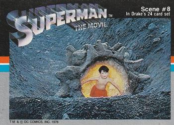 1978 Drake's Cakes Superman: The Movie #8 Superman: The Movie. Scene #8 Front