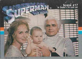1978 Drake's Cakes Superman: The Movie #17 Superman: The Movie. Scene #17 Front