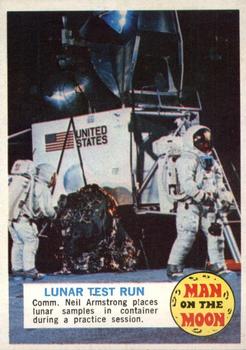 1969 Topps Man on the Moon #6A Lunar Test Run Front