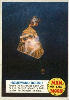 1969 Topps Man on the Moon #9A Homeward Bound Front