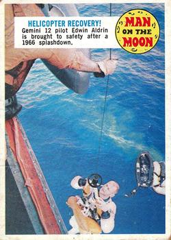1969 Topps Man on the Moon #43B Helicopter Recovery Front