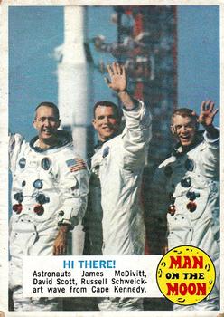 1969 Topps Man on the Moon #51B Hi There Front