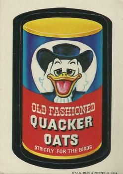 1973 Topps Wacky Packages 1st Series #NNO Quacker Oats Front