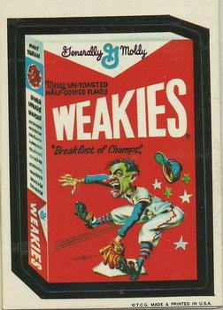 1973 Topps Wacky Packages 1st Series #NNO Weakies Front