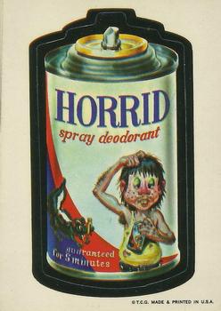 1973 Topps Wacky Packages 1st Series #NNO Horrid Front
