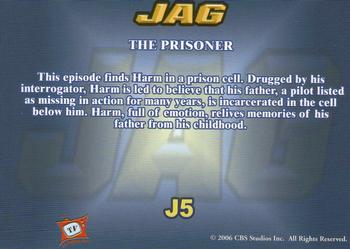 2006 TK Legacy JAG Premiere Edition #J5 The Prisoner Back