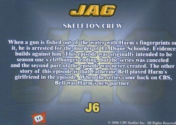 2006 TK Legacy JAG Premiere Edition #J6 Skeleton Crew Back