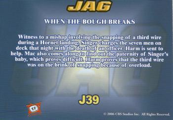 2006 TK Legacy JAG Premiere Edition #J39 When the Bough Breaks Back