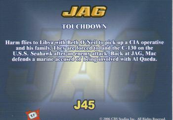 2006 TK Legacy JAG Premiere Edition #J45 Touchdown Back