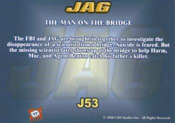 2006 TK Legacy JAG Premiere Edition #J53 The Man on the Bridge Back