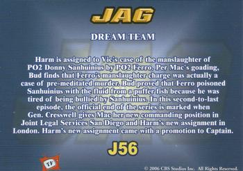 2006 TK Legacy JAG Premiere Edition #J56 Dream Team Back