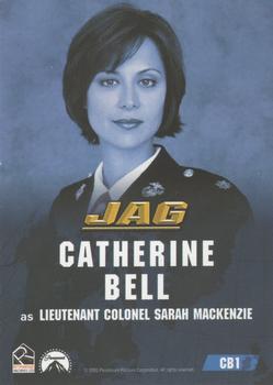 2006 TK Legacy JAG Premiere Edition - Spotlight #CB1 Catherine Bell Back