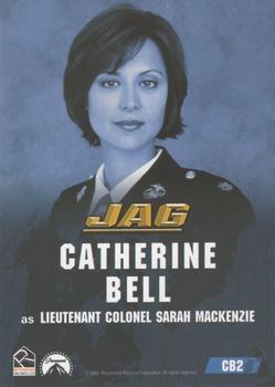 2006 TK Legacy JAG Premiere Edition - Spotlight #CB2 Catherine Bell Back