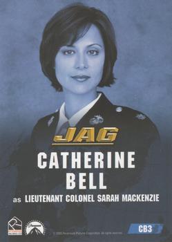 2006 TK Legacy JAG Premiere Edition - Spotlight #CB3 Catherine Bell Back
