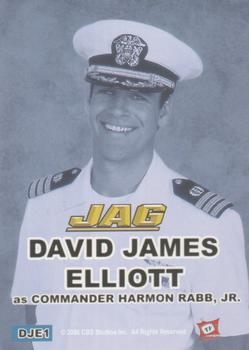 2006 TK Legacy JAG Premiere Edition - Spotlight #JDE1 David James Elliott Back