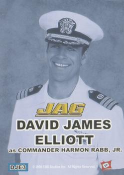 2006 TK Legacy JAG Premiere Edition - Spotlight #JDE3 David James Elliott Back