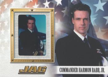 2006 TK Legacy JAG Premiere Edition - JAG Clips #G1 Commander Harmon Rabb, Jr. (dress blues) Front
