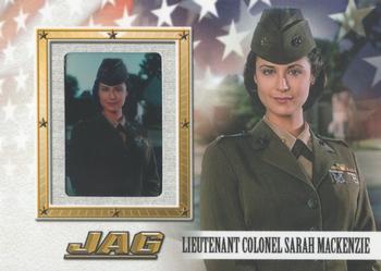 2006 TK Legacy JAG Premiere Edition - JAG Clips #G2 Lieutenant Colonel Sarah MacKenzie (dress greens) Front