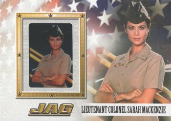 2006 TK Legacy JAG Premiere Edition - JAG Clips #G4 Lieutenant Colonel Sarah MacKenzie (khaki) Front