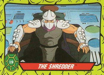 1990 Topps Ireland Ltd Teenage Mutant Hero Turtles #19 The Shredder Front