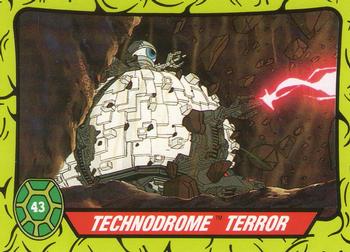 1990 Topps Ireland Ltd Teenage Mutant Hero Turtles #43 Technodrome Terror Front