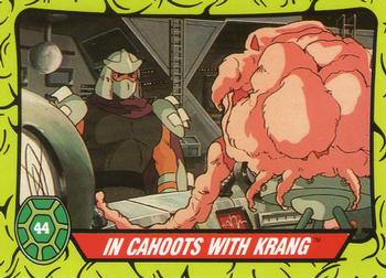 1990 Topps Ireland Ltd Teenage Mutant Hero Turtles #44 In Cahoots with Krang Front