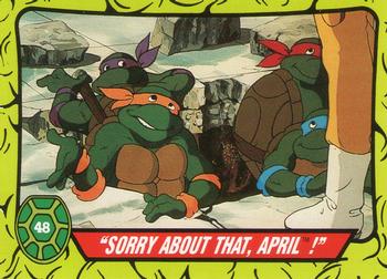 1990 Topps Ireland Ltd Teenage Mutant Hero Turtles #48 