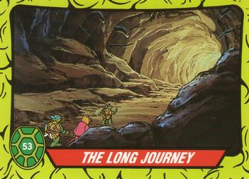 1990 Topps Ireland Ltd Teenage Mutant Hero Turtles #53 The Long Journey Front
