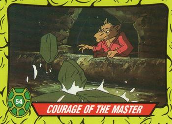 1990 Topps Ireland Ltd Teenage Mutant Hero Turtles #54 Courage of the Master Front
