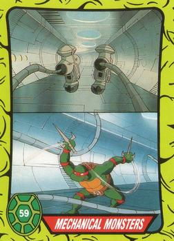 1990 Topps Ireland Ltd Teenage Mutant Hero Turtles #59 Mechanical Monsters Front