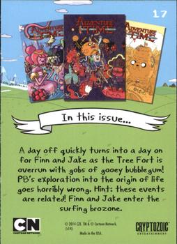 2014 Cryptozoic Adventure Time #17 Issue 21, Cover C Back