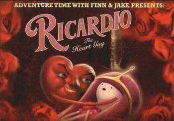 2014 Cryptozoic Adventure Time #21 Ricardio the Heart Guy Front