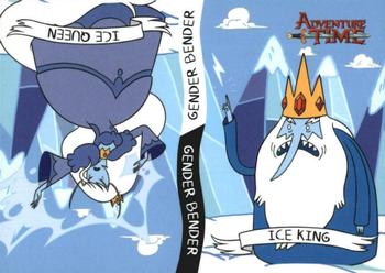 2014 Cryptozoic Adventure Time #41 Ice Queen / Ice King Front