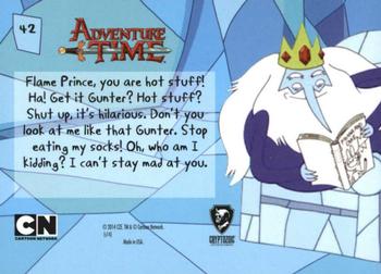 2014 Cryptozoic Adventure Time #42 Flame Prince / Flame Princess Back