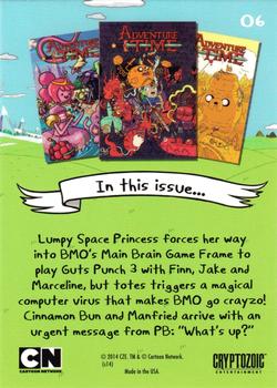 2014 Cryptozoic Adventure Time #6 Issue 12, Cover B Back
